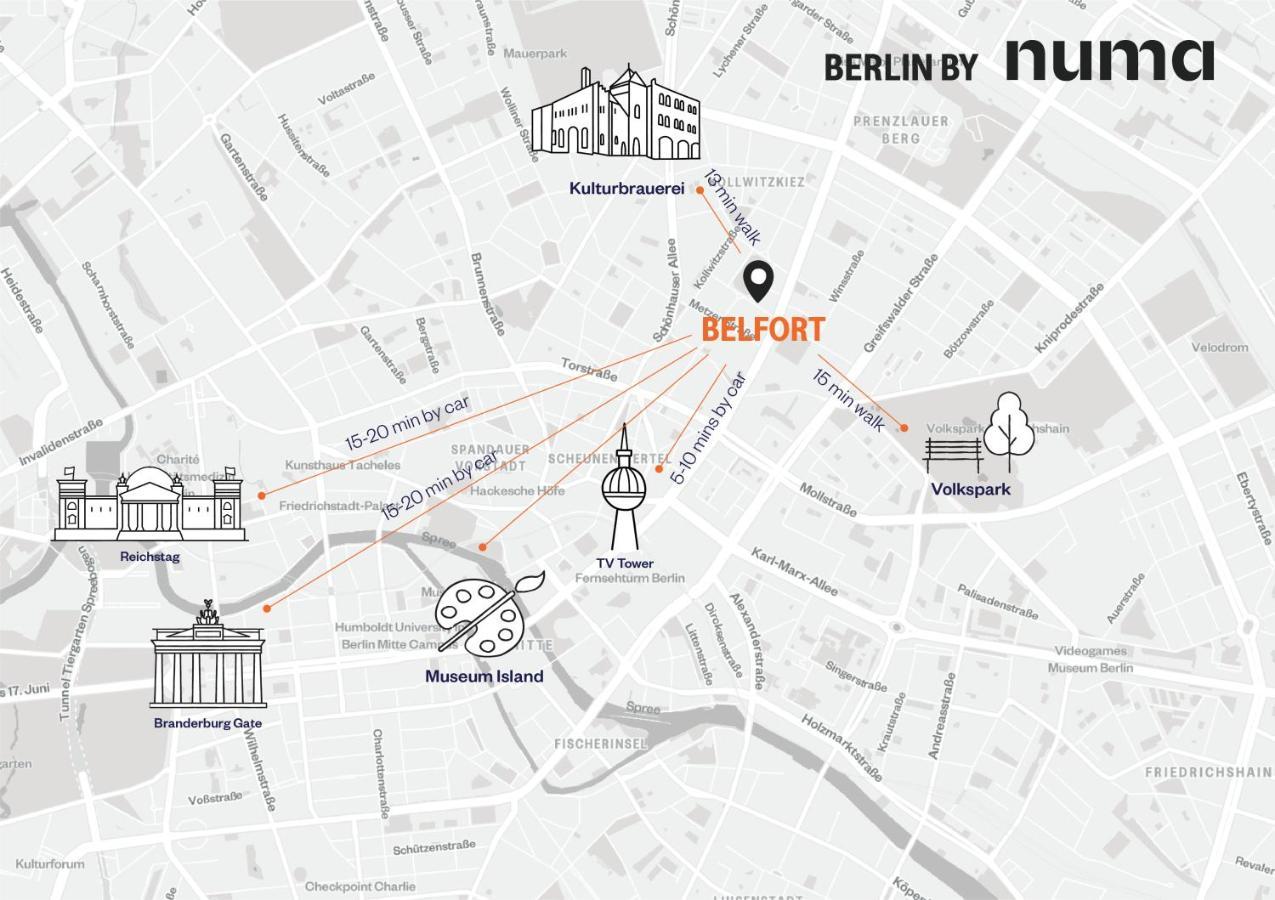 Numa I Belfort Rooms & Apartments Berlin Exterior foto